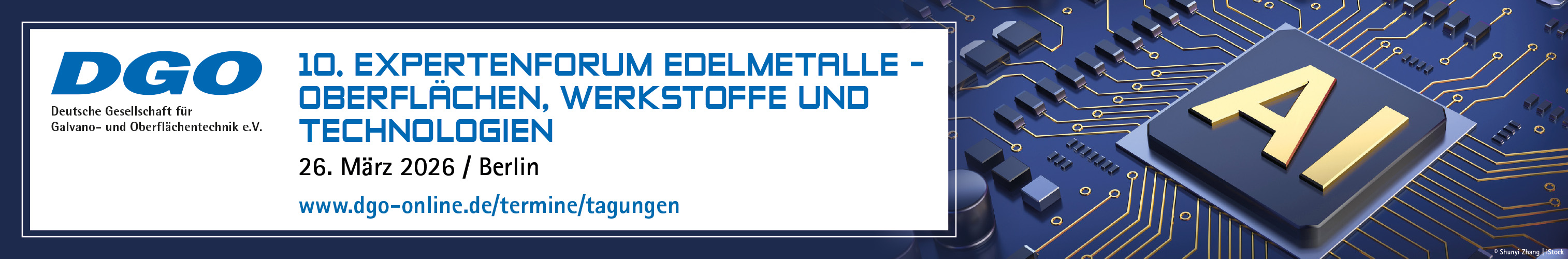 Header Banner für die Konferenz: 10. Expertenforum Edelmetalle. Diese geht vom 26. März 2026 bis 26. März 2026.