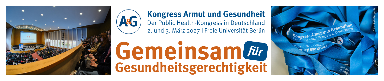 Header Banner für die Konferenz: Kongress Armut und Gesundheit 2027. Diese geht vom 2. März 2027 bis 3. März 2027.