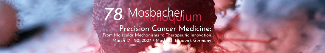 Header banner for the conference:  78. Mosbacher Kolloquium. This goes from 17 March 2027 to 20 March 2027 in Mosbach/Baden.